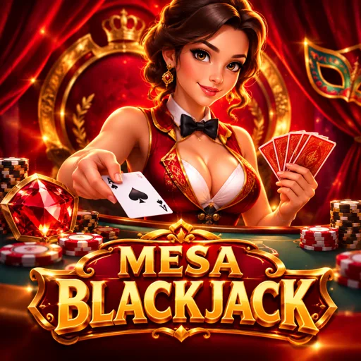 Mesa de blackjack com dealer brasileiro e limite de aposta ampliado